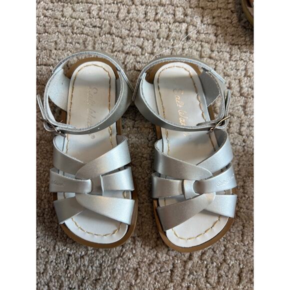 Salt Water Sun San Surfer Leather Sandals Lot 9 Toddler - Picture 3 of 4